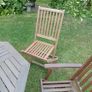 Garden table, chairs, parasol, cushions Image 4