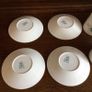Pretty Queen Anne Blue floral cups saucers and Sides Image 6