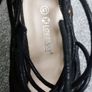 BN Lace Up Denium High Heels Image 4
