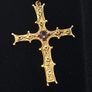 Vintage 9ct yellow gold American cross Image 6