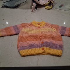 baby cardigan 3-6 months