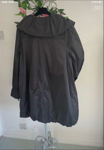 jacket miss selfridge shawl collar parka inspired jacket size 12