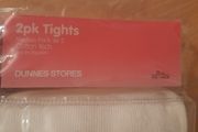 Girl's cream tights, brand new