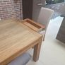 solid oak dining table Image 2