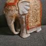Vintage Glazed Ceramic Elephant Heavy Image 2