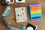 Items from Lovevery "The Looker" play kit 0-2 months