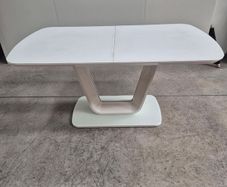 Glass top dining table