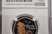 Royal Mint 2020 Silver Proof 50p Winnie the Pooh Colorised NGC PF69 UC