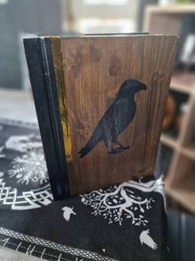 Hand crafted wooden storage box