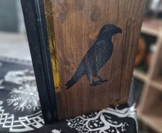 Hand crafted wooden storage box