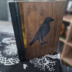 Hand crafted wooden storage box