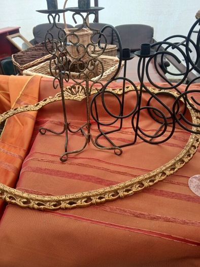 Gothic Design, Cozy Nights In/Candle Lit Supper, . Metal Wine Rack & Candle Holders,Complete Bundle