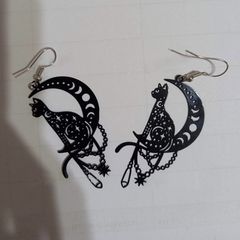 Crescent Moon Earrings - nice gift + other lovely earrings available