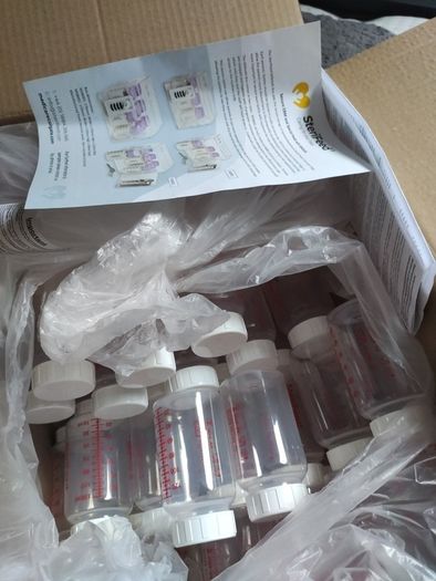 Sterifeed reusable bottles milk storage breast pump bottles