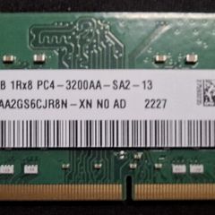 Sk Hynix 16gb 1rx8 Pc4- 3200aa So-dimm Laptop Memory