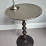 Hammered Metal Bedside Tables (set of two) Image 3