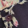 JUST CAVALLI brown sheer floral blouse with silk collar and cuff Sz 44 (Fit 10-12UK) Image 5