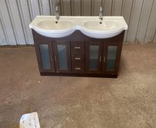 Double vanity unit for sale