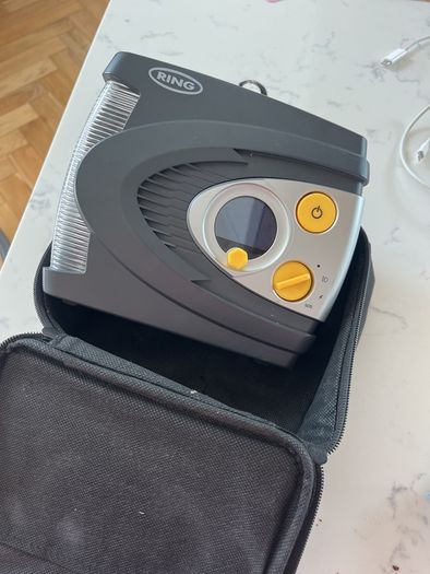 Digital air compressor with LED light
