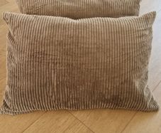 Chocolate Brown Cushions x3