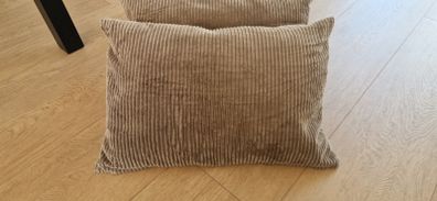 Chocolate Brown Cushions x3