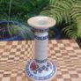 Beautiful Nicholas Mosse Tall Candlestick in the Popular but Discontinued Kilfane Rose Pattern, Circa 1996-2004, Number Two of Two Available Image 6