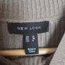Beige Rib Knit High Neck Midi Dress  NEW LOOK Image 5