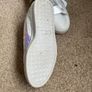 trainers white leather puma ribbon trainers size 5 1/2 Image 5