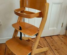 Mamas & papas solid wood high chair