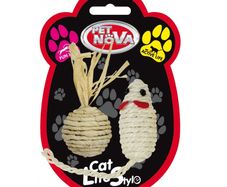 Pet Nova Cat Mouse And Ball Set