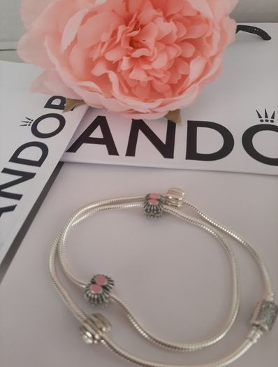 New pandora necklace with sparkling cubic zirconia clasp