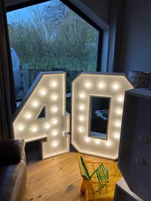Light up LED numbers
