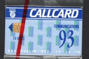 1993 Ireland 10 unit Communications '93 (Gemplus GEM1) Call Card Mint in Packaging. Telecom Eireann Card Number 1048