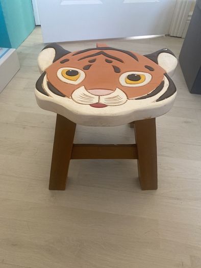 Kids wooden stool