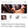Cybex Sirona S i-Size Group 0+/1 Car Seat - Tropical Blue Image 2