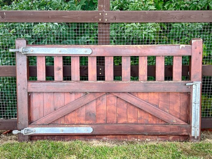 Hardwood gates for sale.