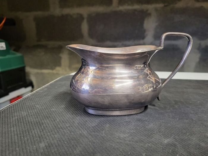Vintage Silver Plate Tea Set - Teapot, Creamer & Bowl - Sheffield