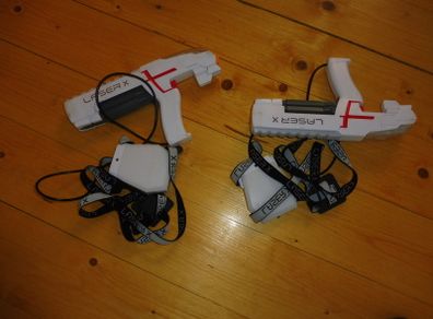 Laser X Revolution laser tag blasters (pair)