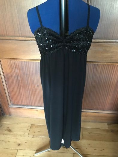 Black Sequin Dress - Size 12