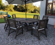 Garden table and chairs