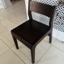table and chairs hardwood five chairs one table Image 6