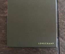 Longchamp Men's Foulonne black bifold wallet