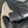 Size uk5 black leather boots Image 8