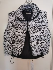 Puffer vest coat short