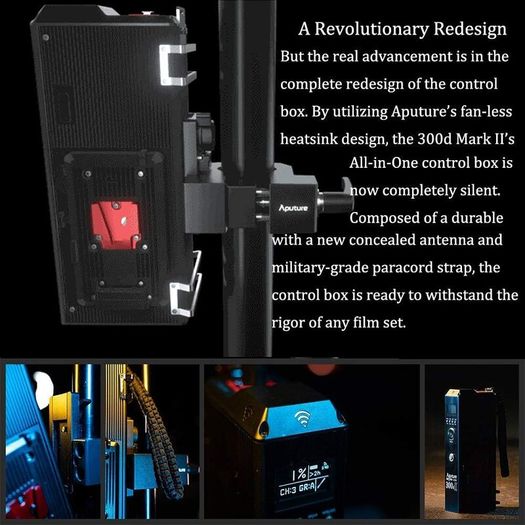 Aputure COB 300D Mark II Professional Light kit