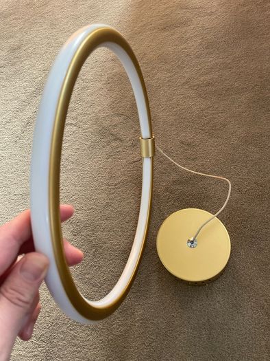 LED hoop pendant Urban Outfitters x 2