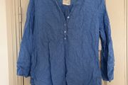 Corn flower blue shirt Top