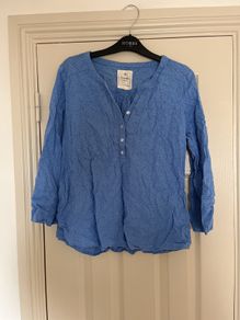 Corn flower blue shirt Top