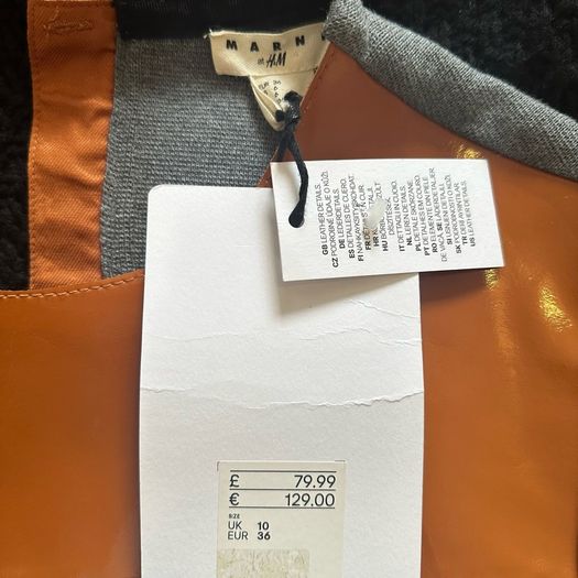 Brand new Marni x H&M patent leather top