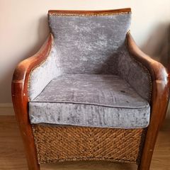 whicker armchair